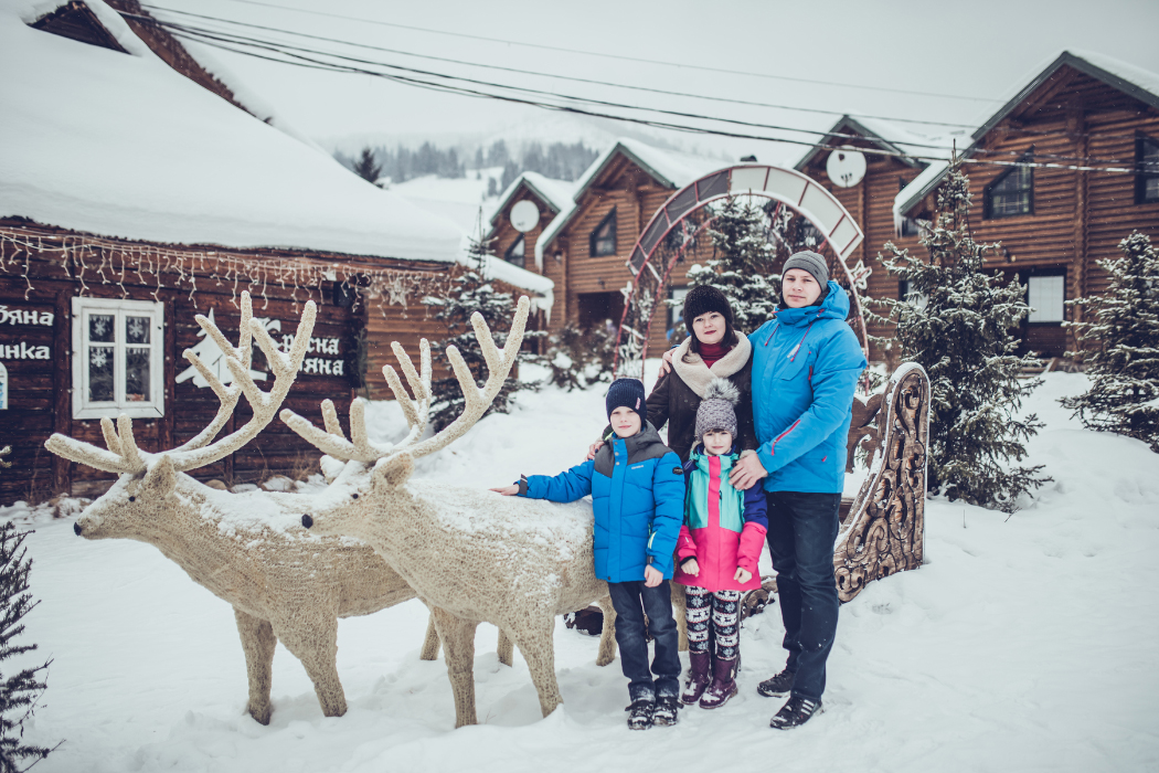 Зимний отдых в Карпатах 2024 семьей, Красна Поляна